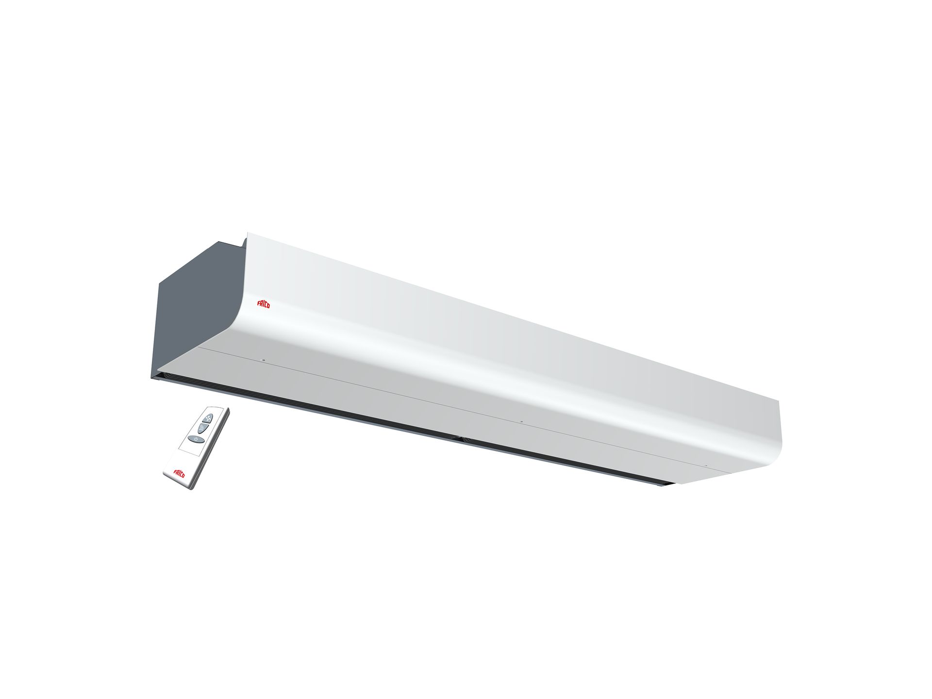 PA3200C, Stylish air curtain for commercial premises, with remote and integrated control